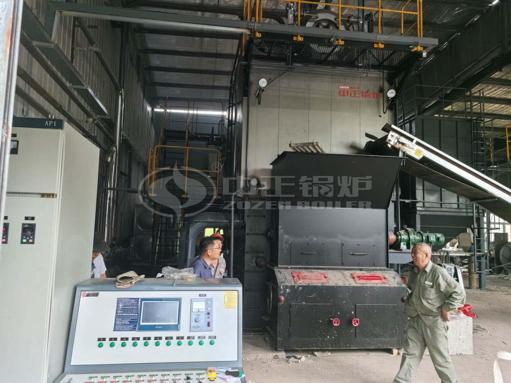 industrial steam boiler system