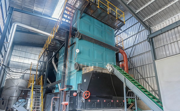 10 TPH Tri-Drum Horizontal Biomass Steam Boiler