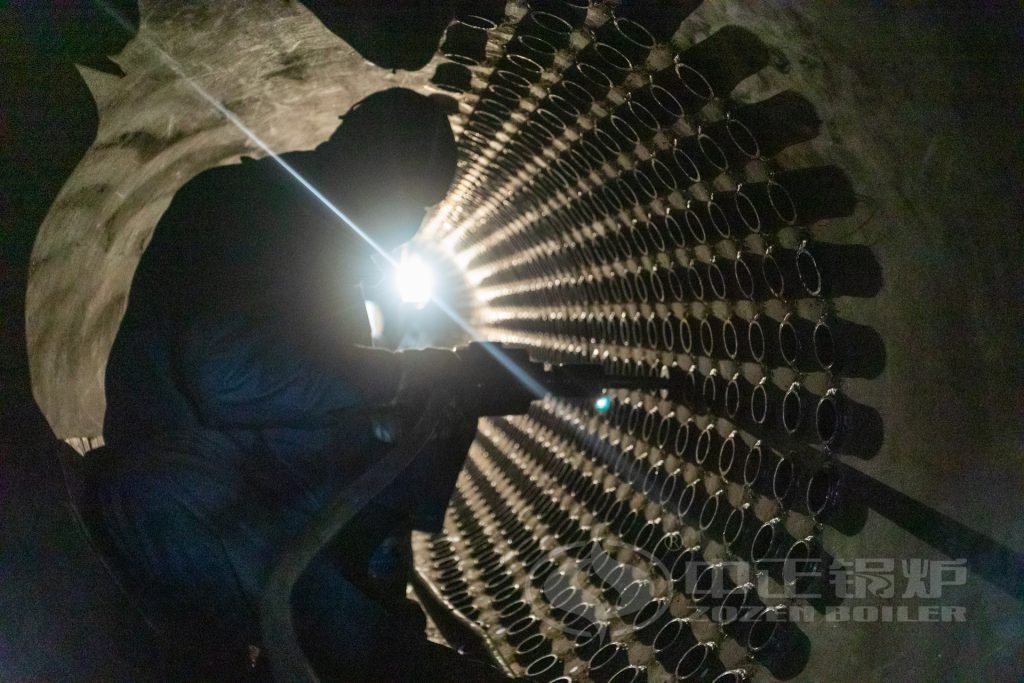 boiler machine in factory