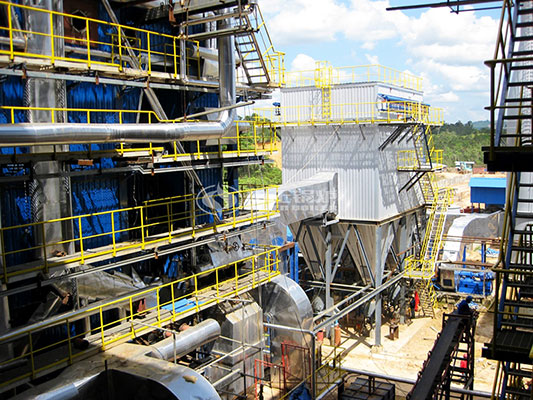100 tons per hour coal-fired steam boilers project in china