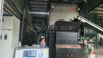 industrial steam boiler system